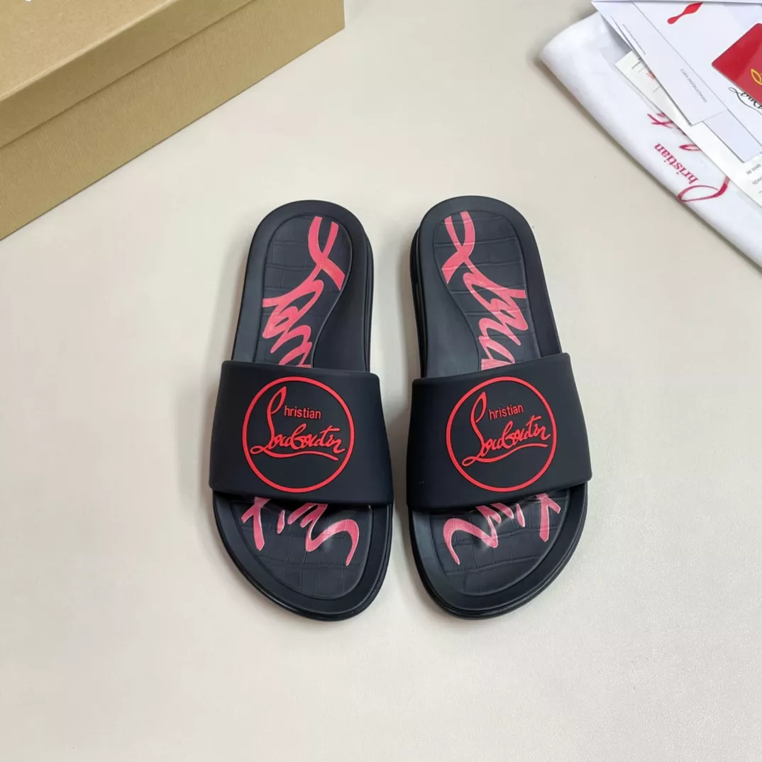 Christian Louboutin CL Slippers For Men StreetReady 5213
