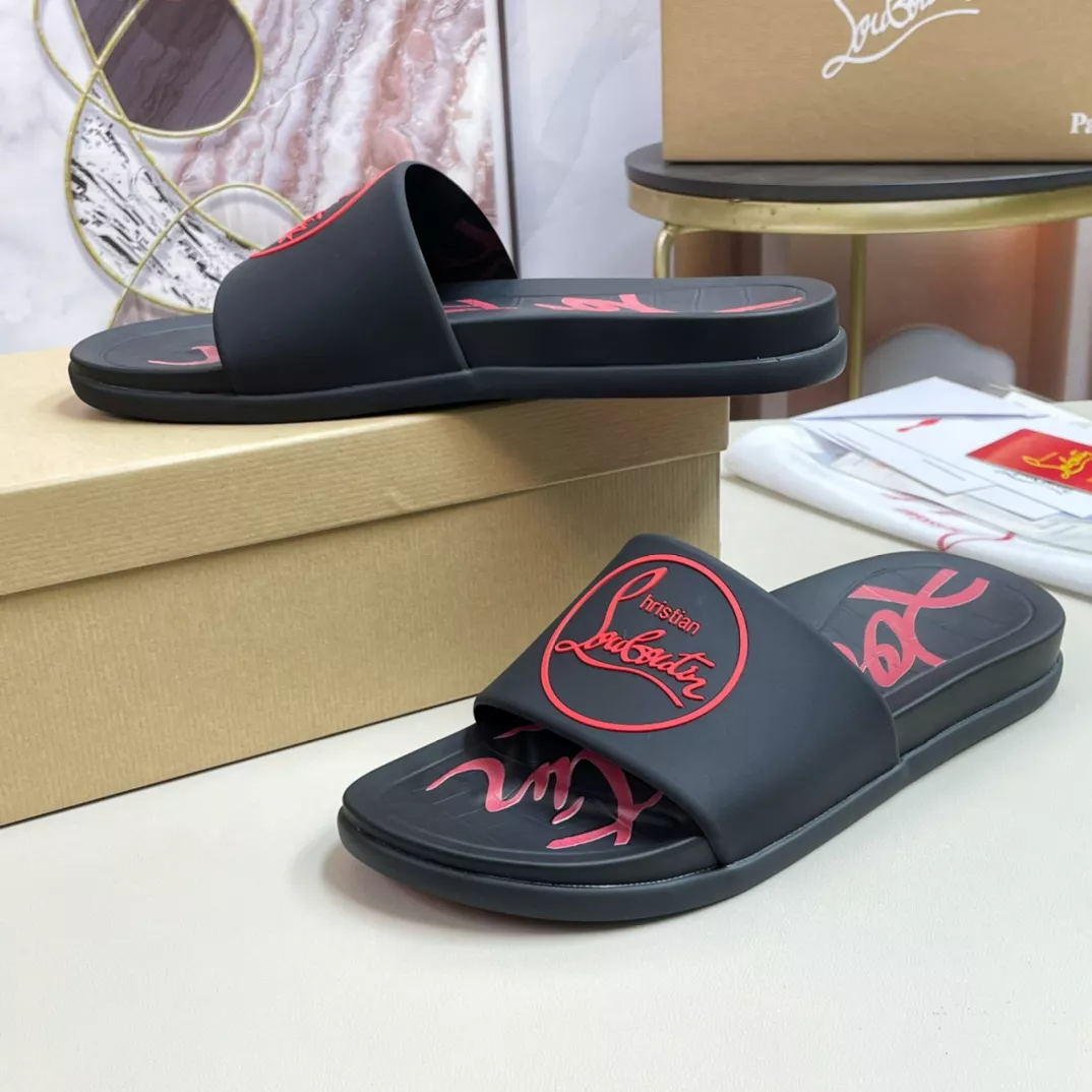 Christian Louboutin CL Slippers For Men StreetReady 5213