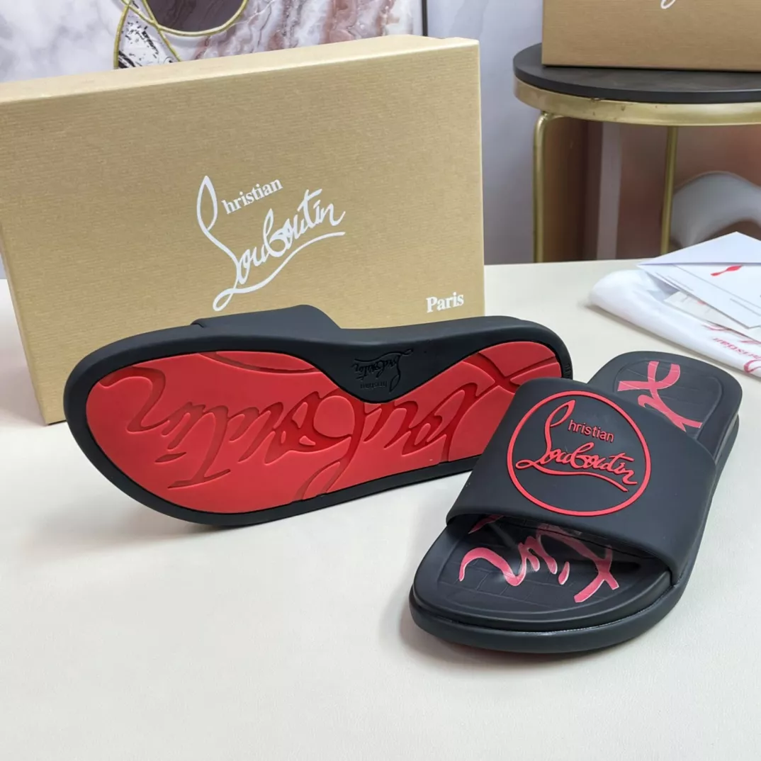 Christian Louboutin CL Slippers For Men StreetReady 5213