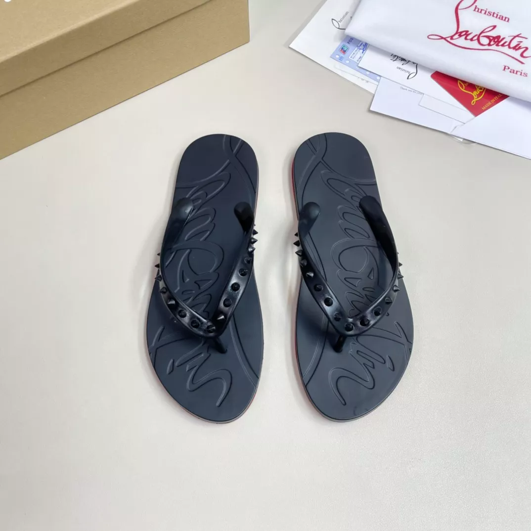 Christian Louboutin CL Slippers For Men Vibrant 842