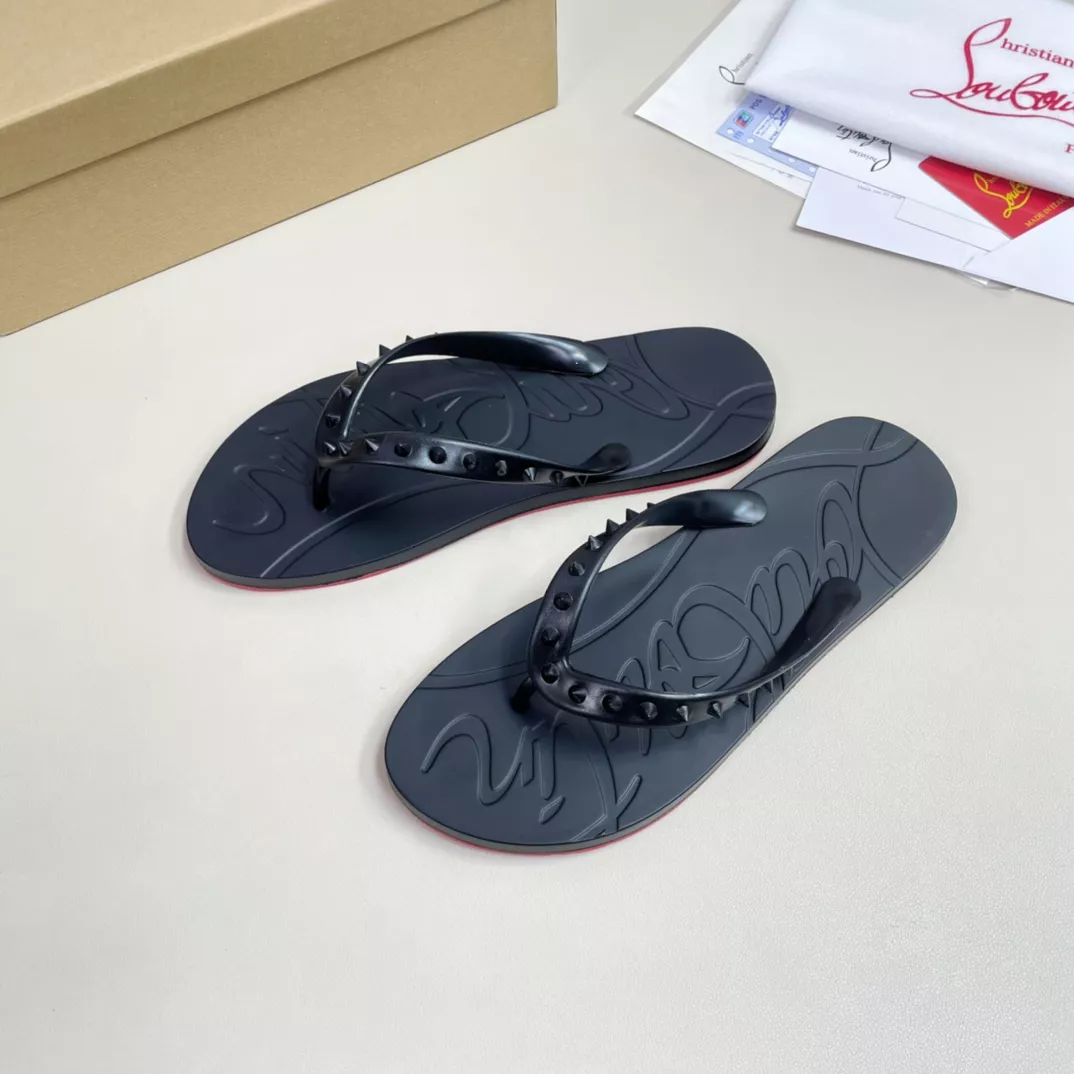 Christian Louboutin CL Slippers For Men Vibrant 842