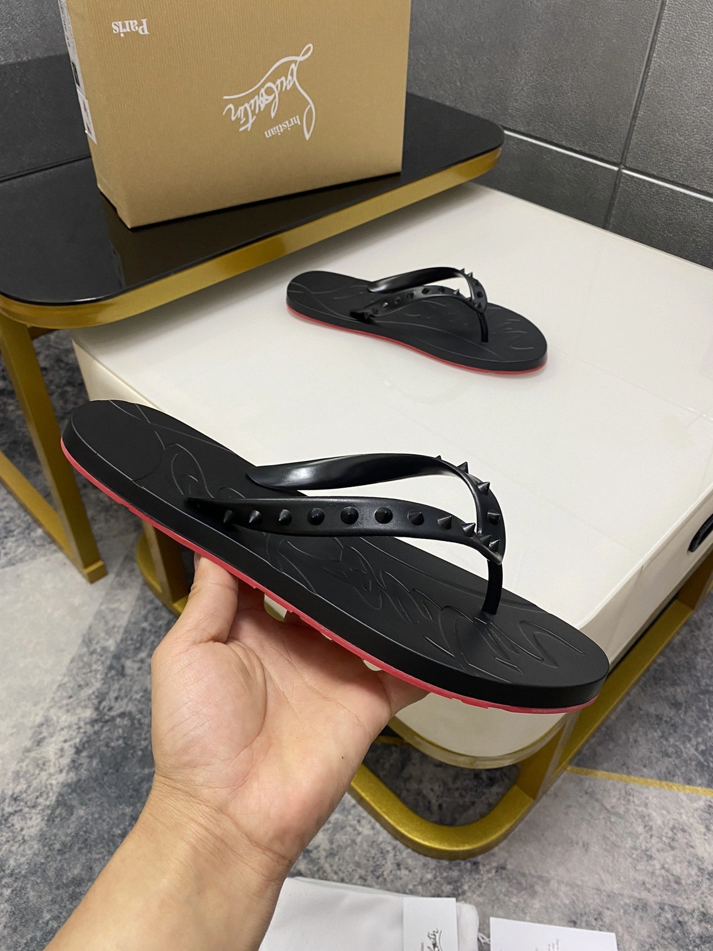 Christian Louboutin CL Slippers For Women BestValue 598