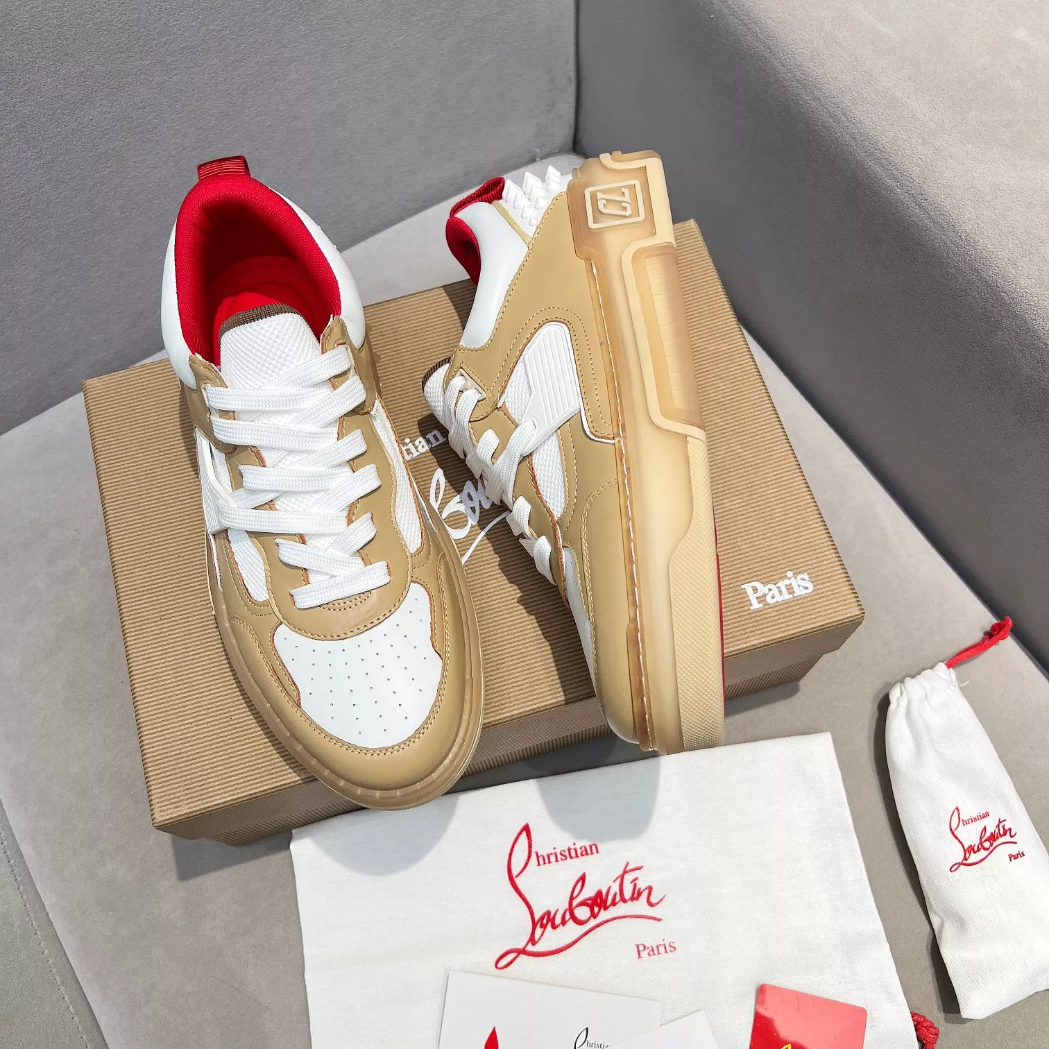 Christian Louboutin Casual Shoes For Men Durable 6073
