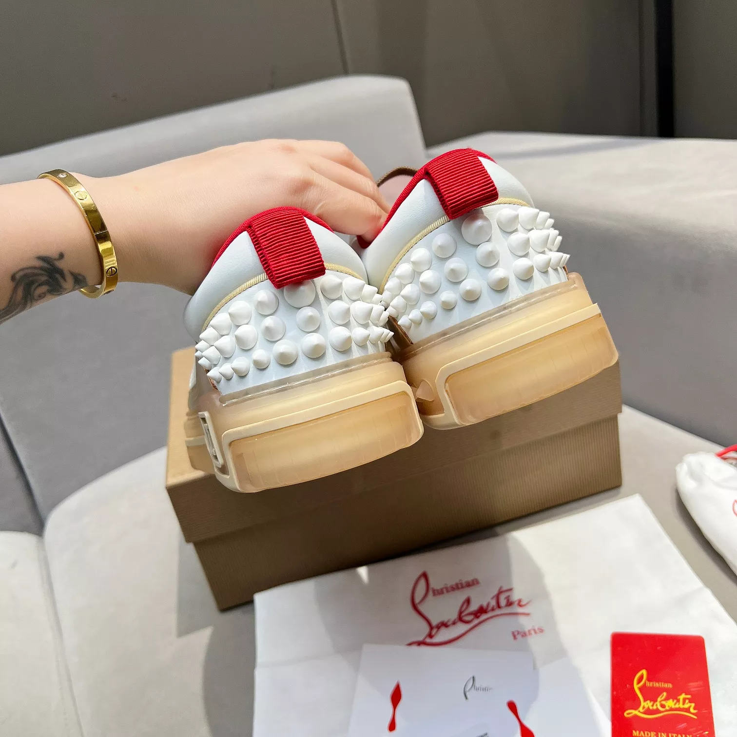 Christian Louboutin Casual Shoes For Men Durable 6073
