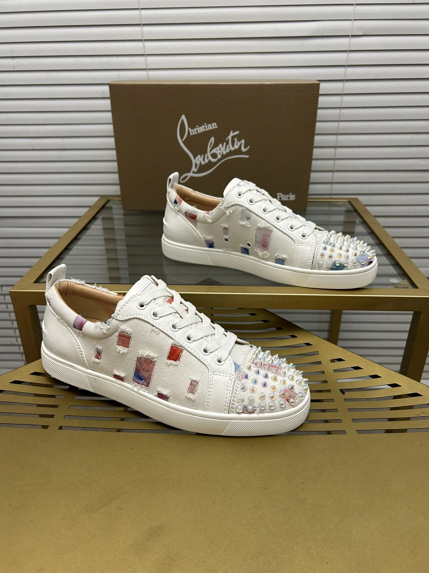 Christian Louboutin Casual Shoes For Men Durable 9741