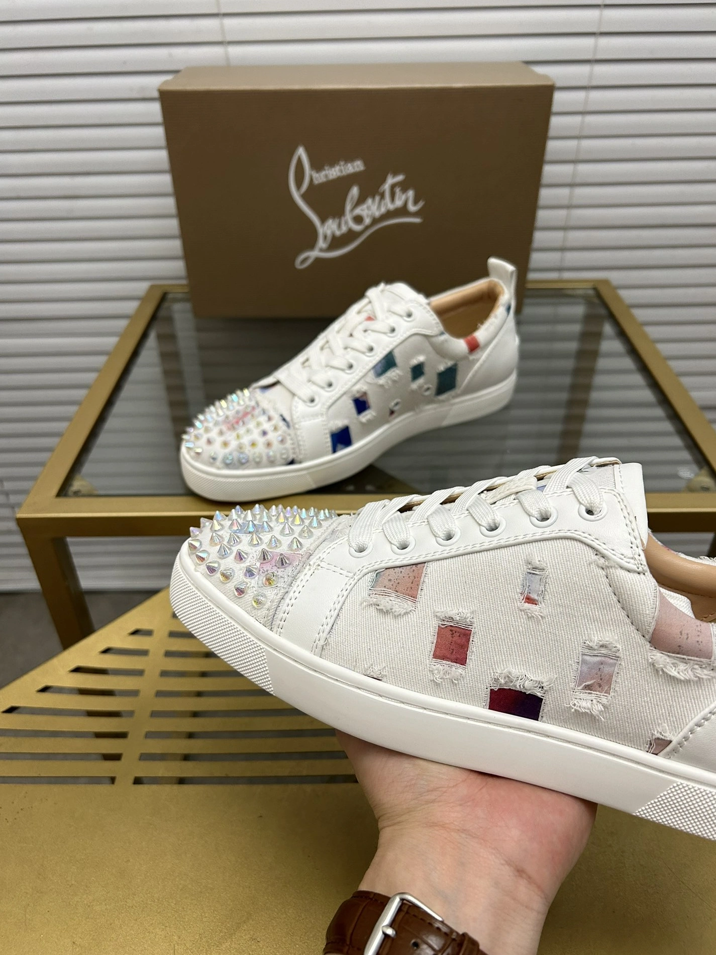 Christian Louboutin Casual Shoes For Men Durable 9741