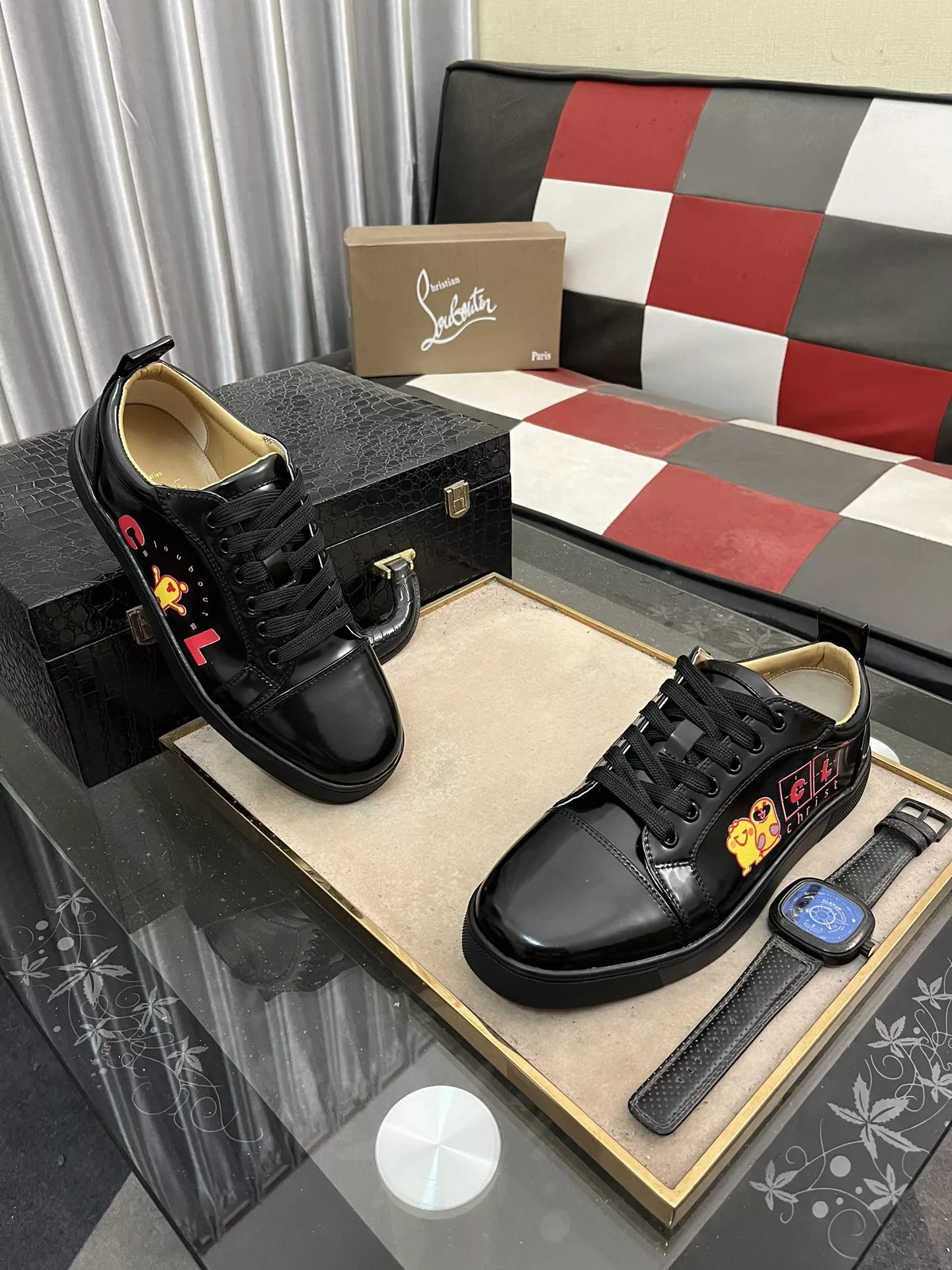 Christian Louboutin Casual Shoes For Men Efficient 3219