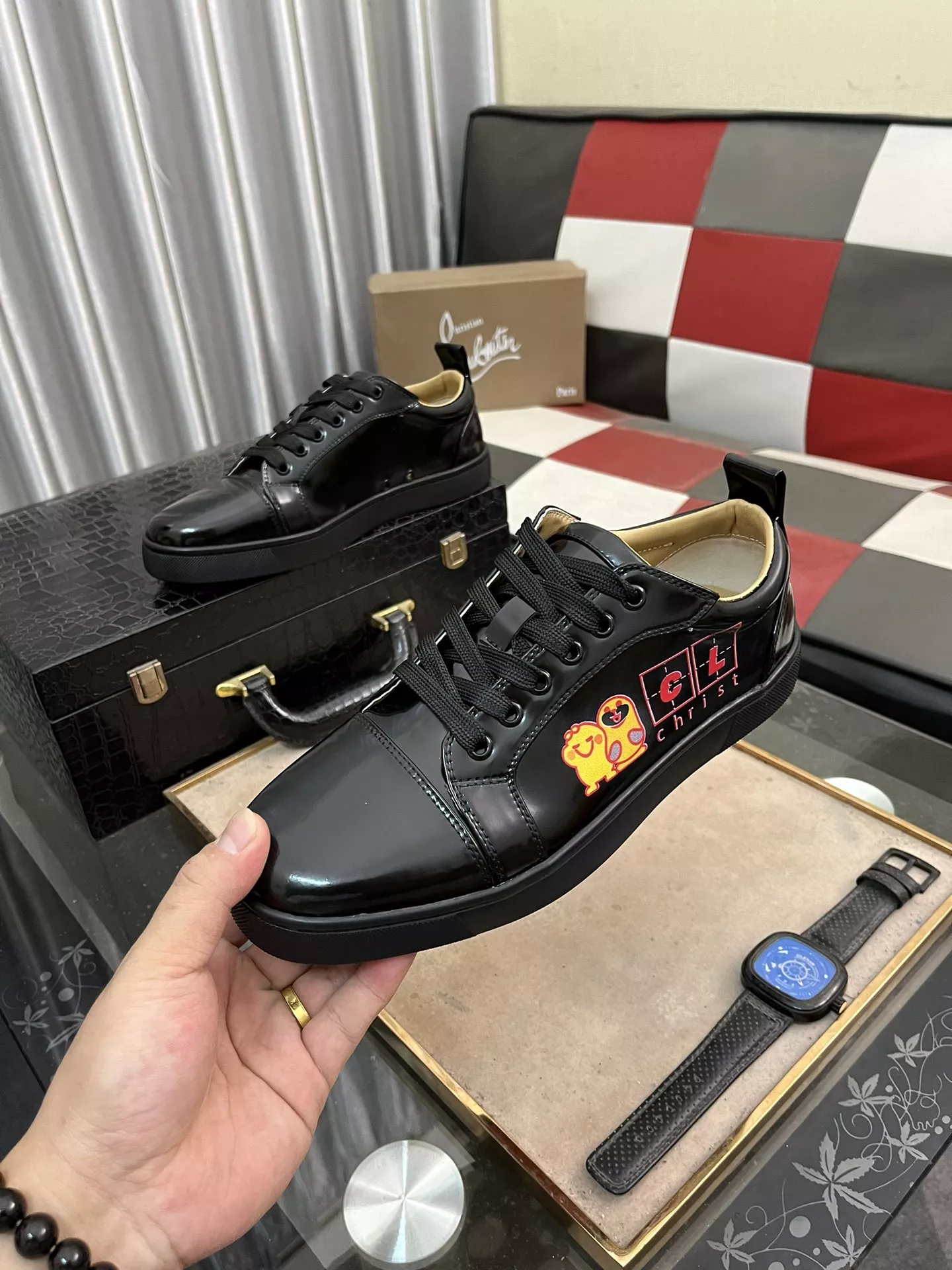 Christian Louboutin Casual Shoes For Men Efficient 3219