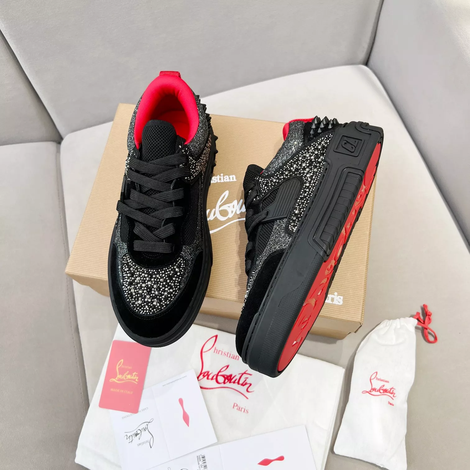 Christian Louboutin Casual Shoes For Men Lightweight 343