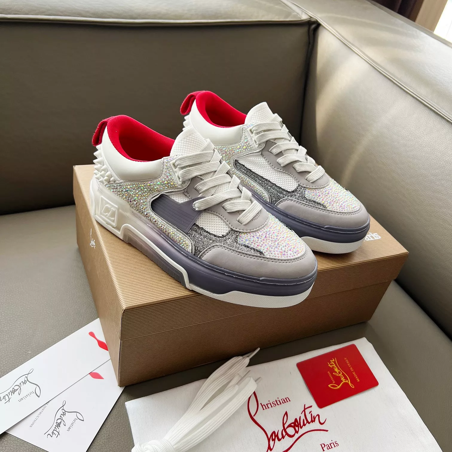 Christian Louboutin Casual Shoes For Women Bright 1121