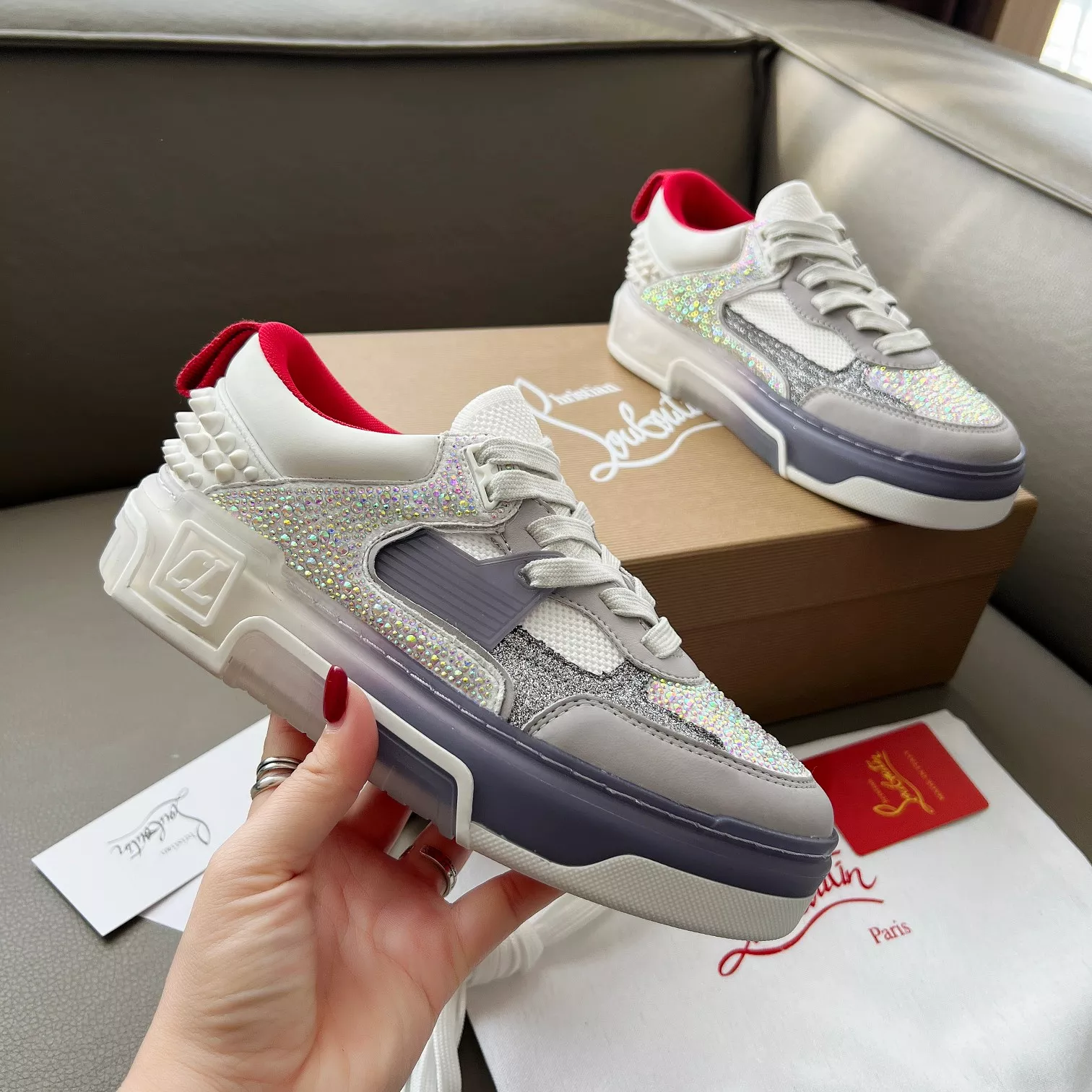 Christian Louboutin Casual Shoes For Women Bright 1121