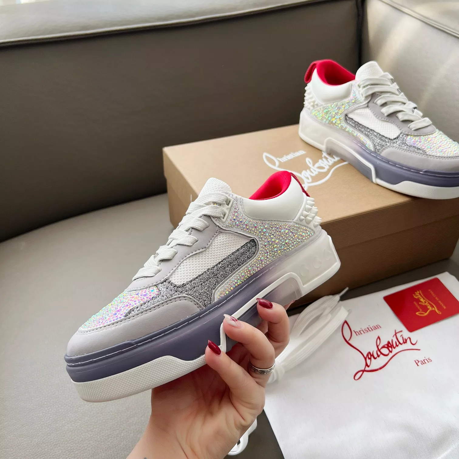 Christian Louboutin Casual Shoes For Women Bright 1121