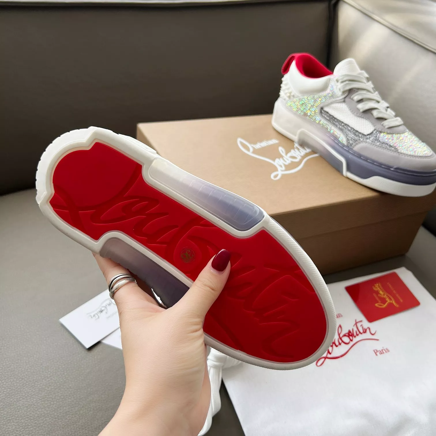 Christian Louboutin Casual Shoes For Women Bright 1121