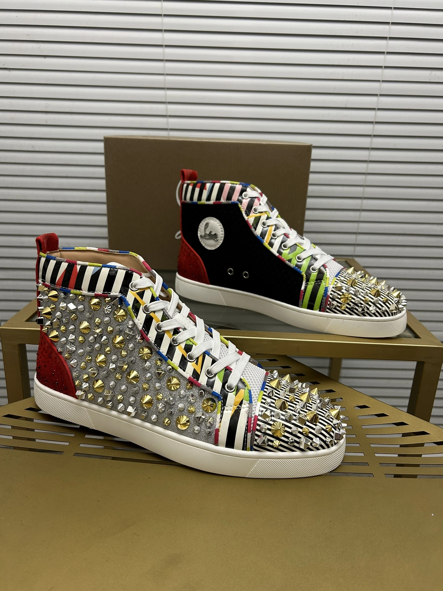 Christian Louboutin High Top Shoes For Men AllSeason 1109
