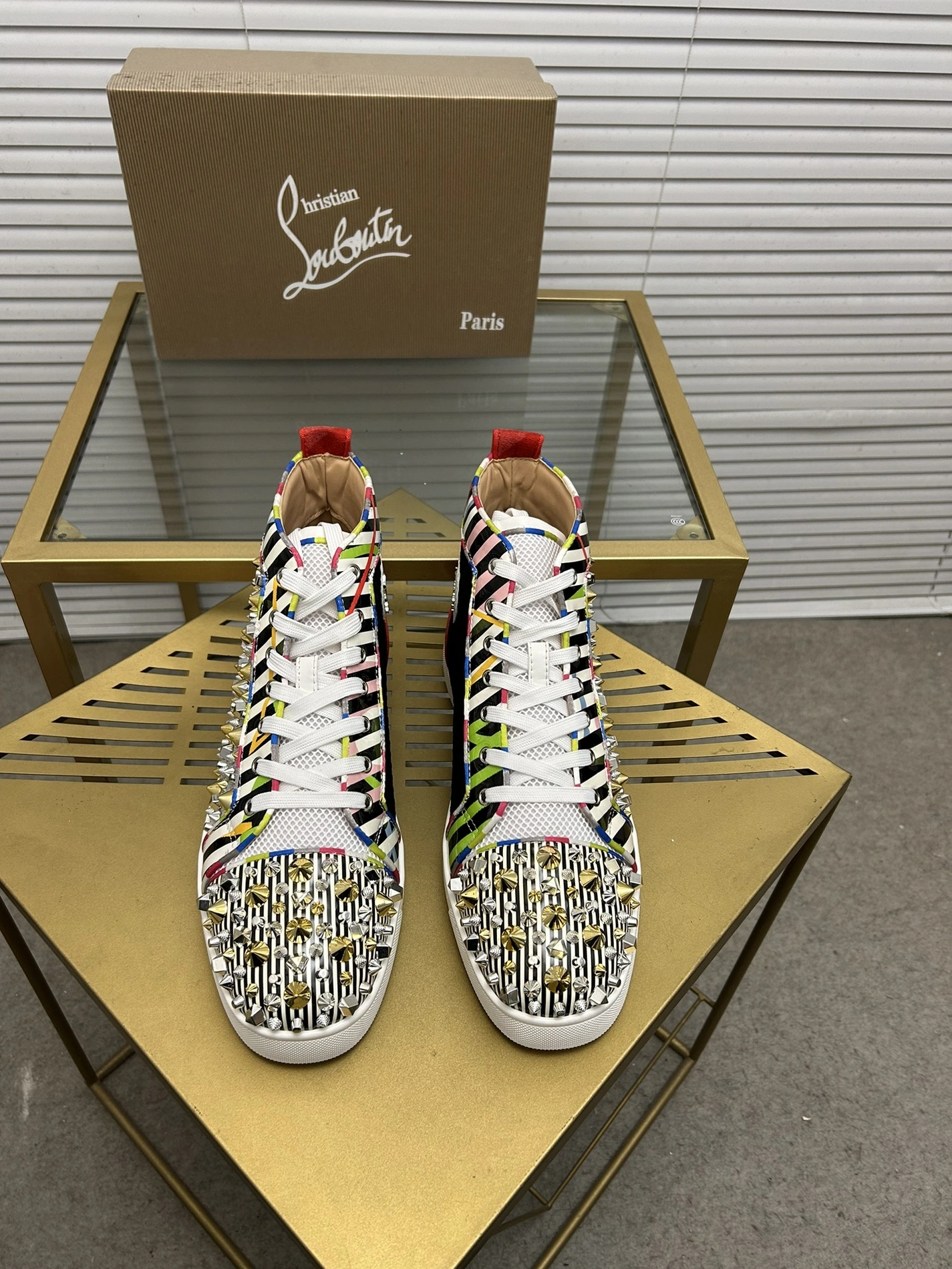 Christian Louboutin High Top Shoes For Men AllSeason 1109