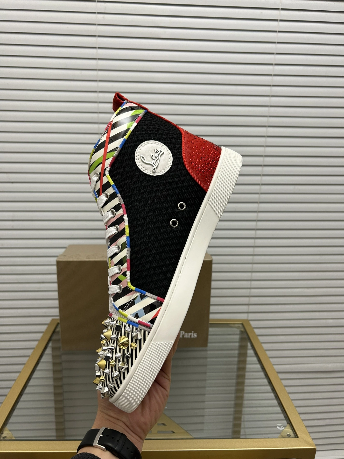 Christian Louboutin High Top Shoes For Men AllSeason 1109