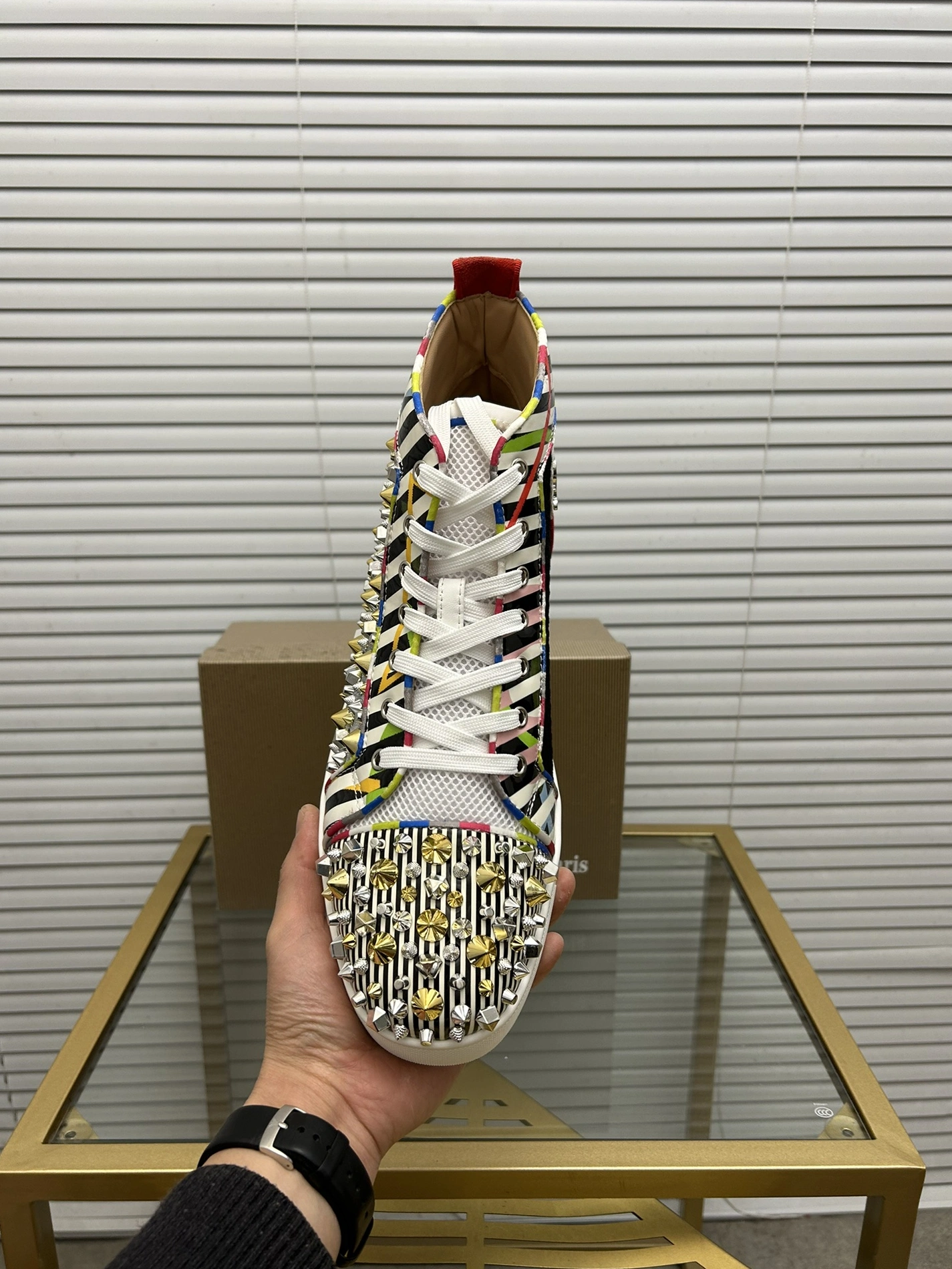 Christian Louboutin High Top Shoes For Men AllSeason 1109