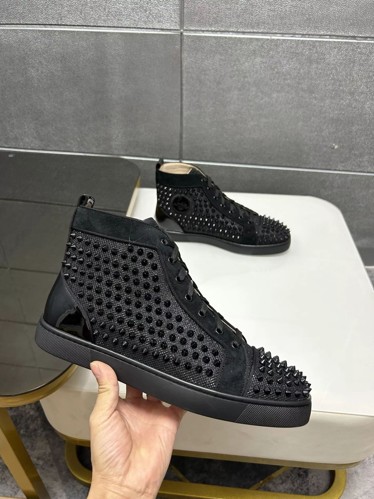Christian Louboutin High Top Shoes For Men BestValue 4657