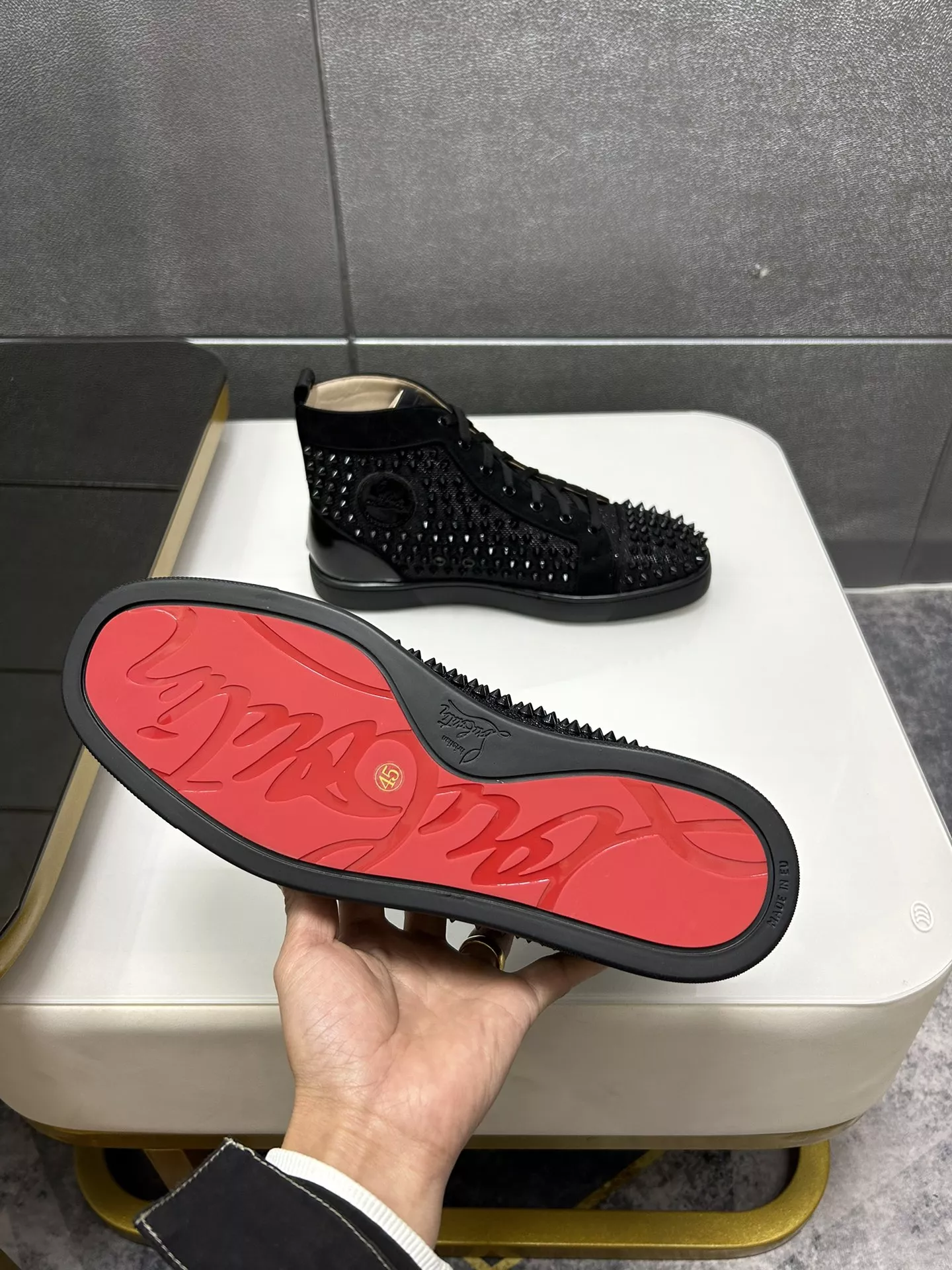 Christian Louboutin High Top Shoes For Men BestValue 4657