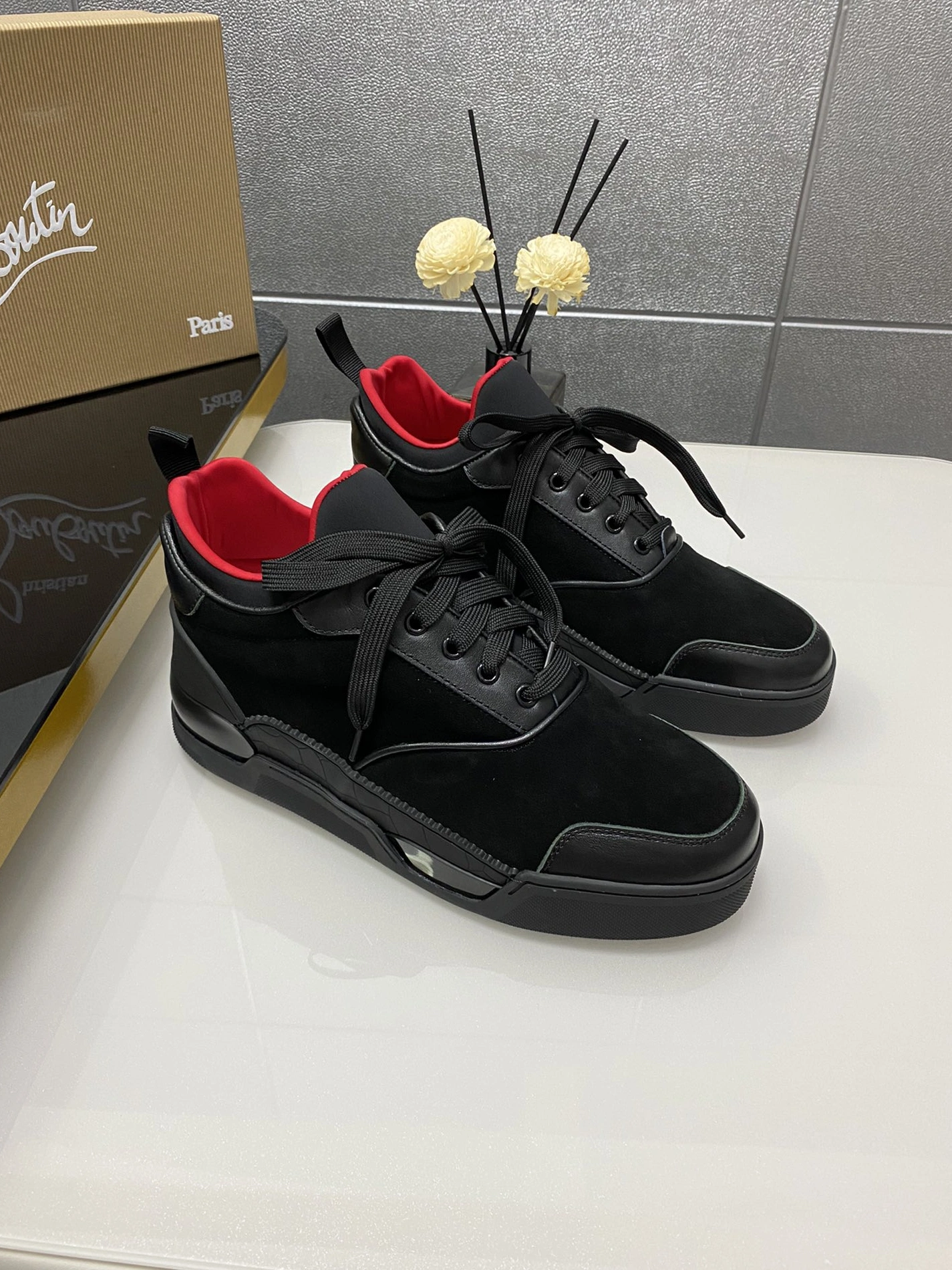 Christian Louboutin High Top Shoes For Men EasyMatch 6209