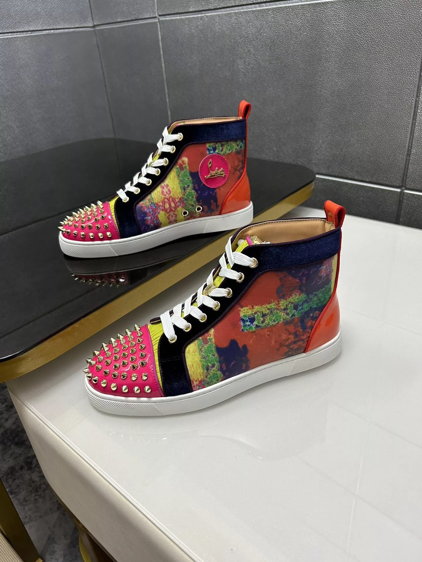 Christian Louboutin High Top Shoes For Men Efficient 6984