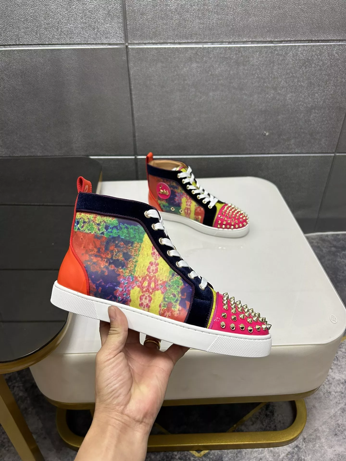 Christian Louboutin High Top Shoes For Men Efficient 6984