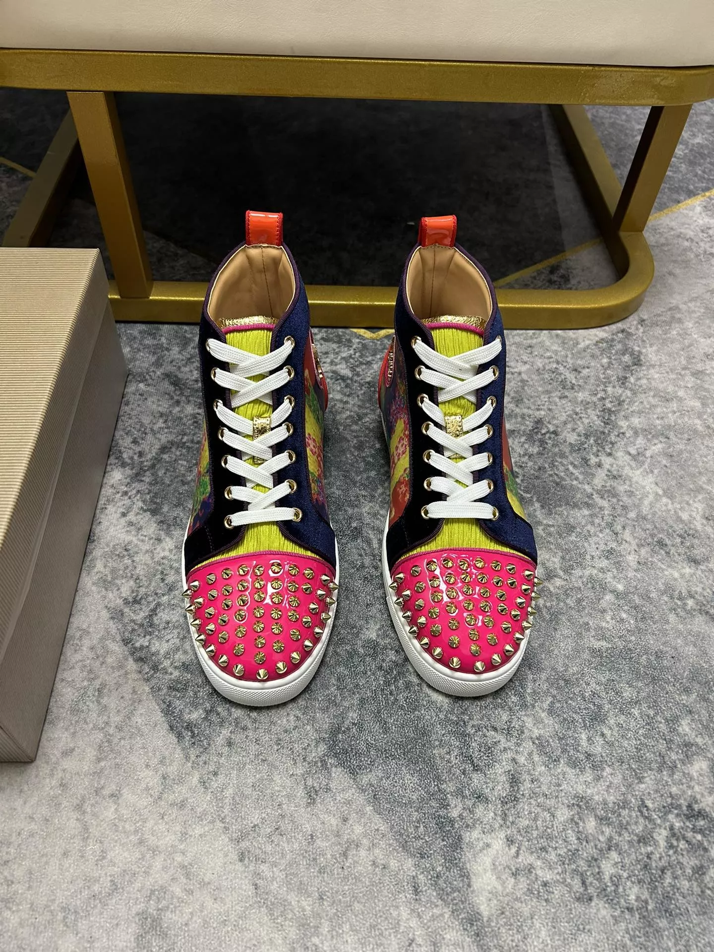 Christian Louboutin High Top Shoes For Men Efficient 6984