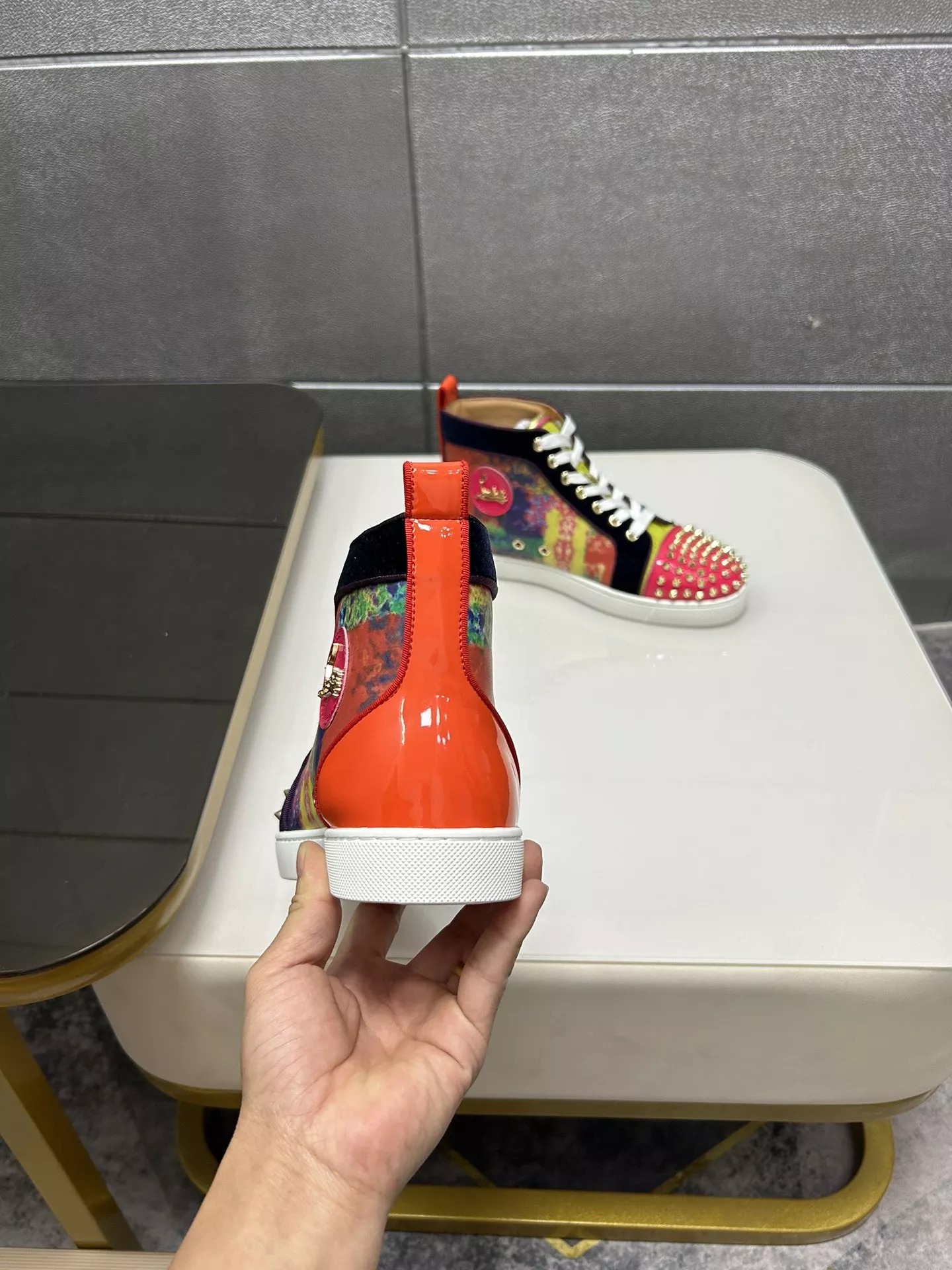 Christian Louboutin High Top Shoes For Men Efficient 6984