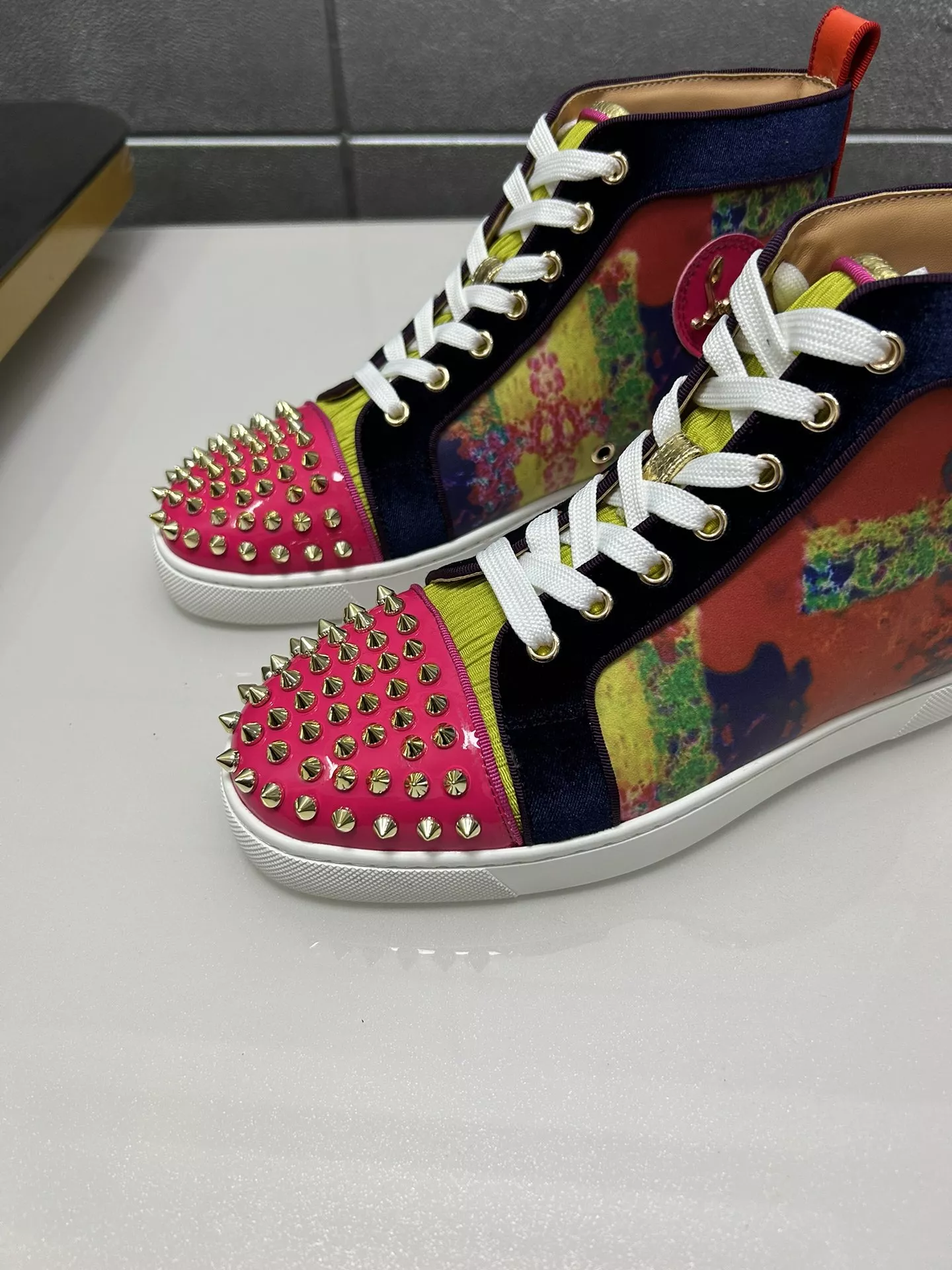 Christian Louboutin High Top Shoes For Men Efficient 6984