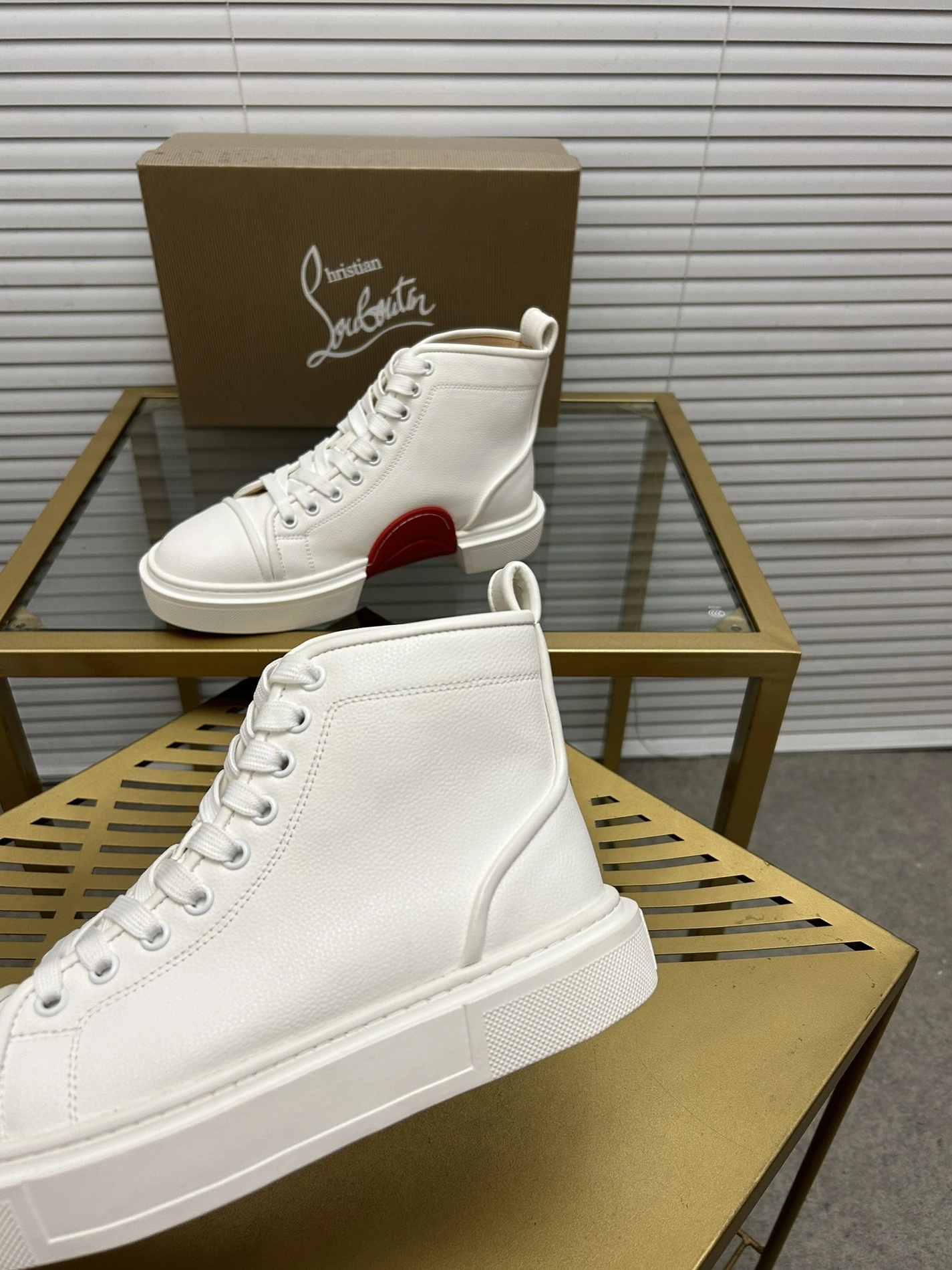 Christian Louboutin High Top Shoes For Men Efficient 7402