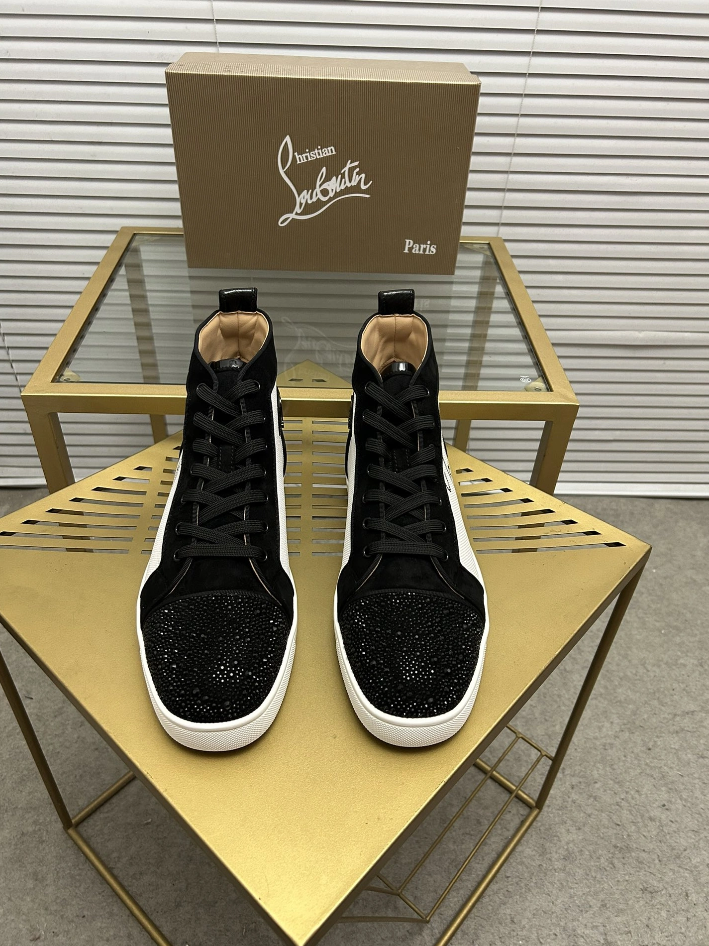 Christian Louboutin High Top Shoes For Men HighQuality 5009