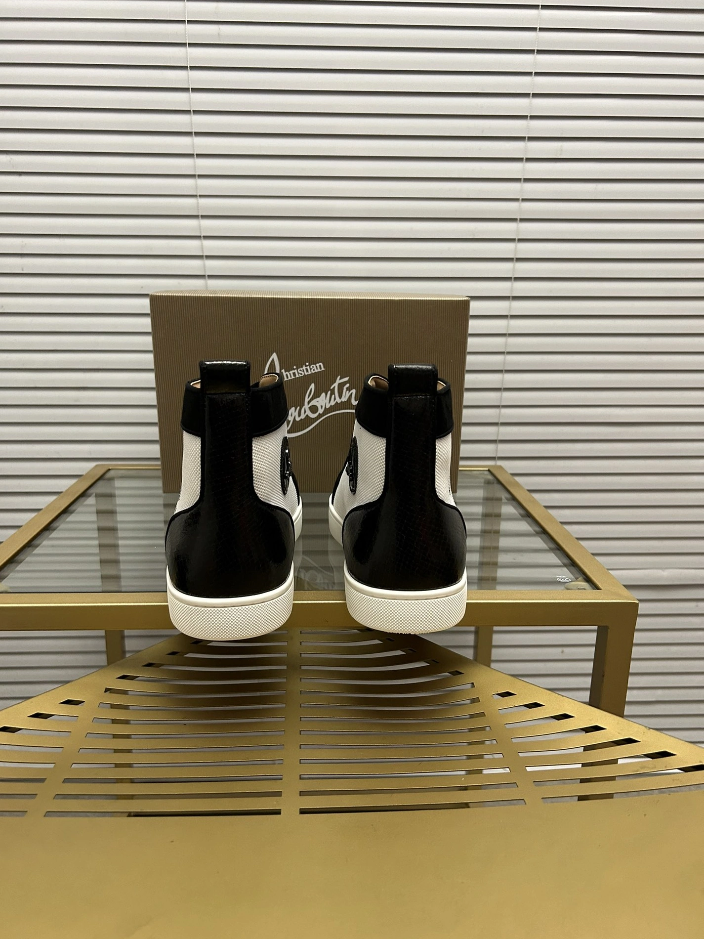 Christian Louboutin High Top Shoes For Men HighQuality 5009