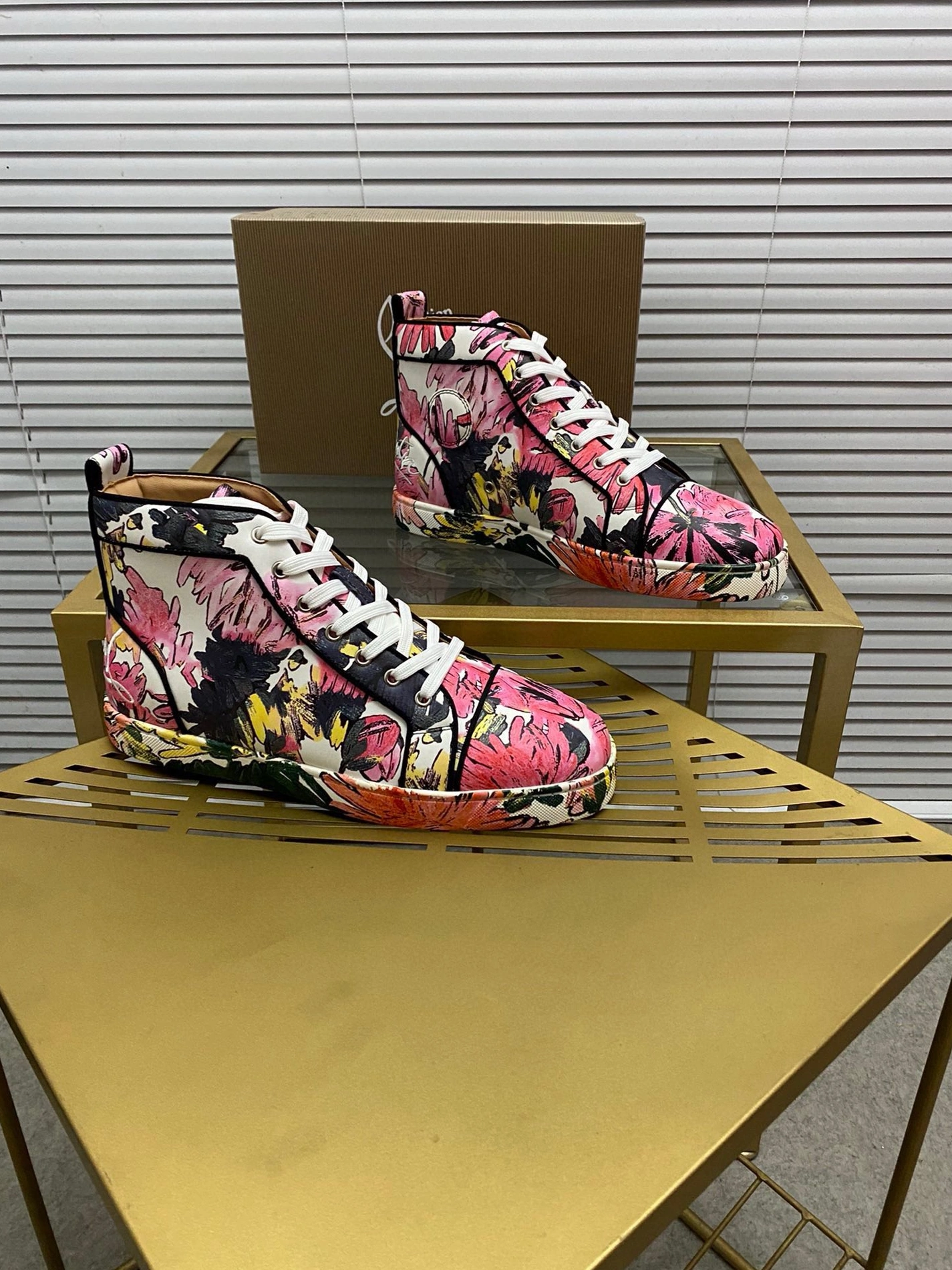 Christian Louboutin High Top Shoes For Men NewStyle 9392