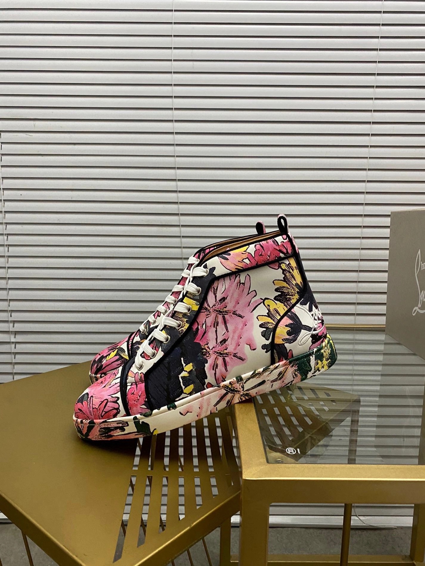 Christian Louboutin High Top Shoes For Men NewStyle 9392