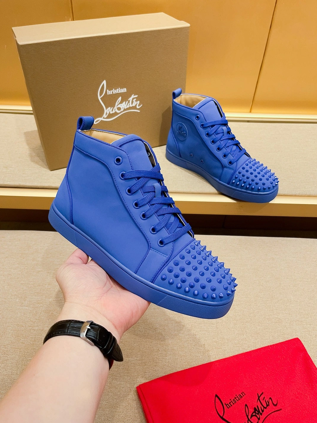 Christian Louboutin High Top Shoes For Men SmartChoice 7832