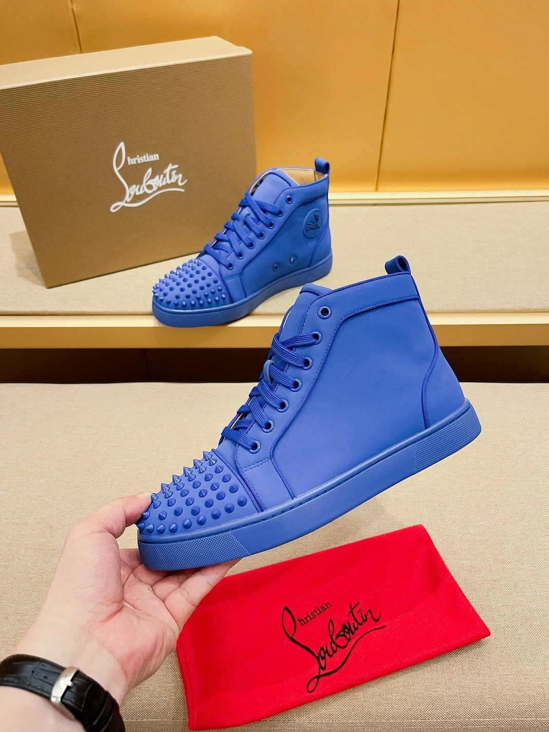 Christian Louboutin High Top Shoes For Men SmartChoice 7832