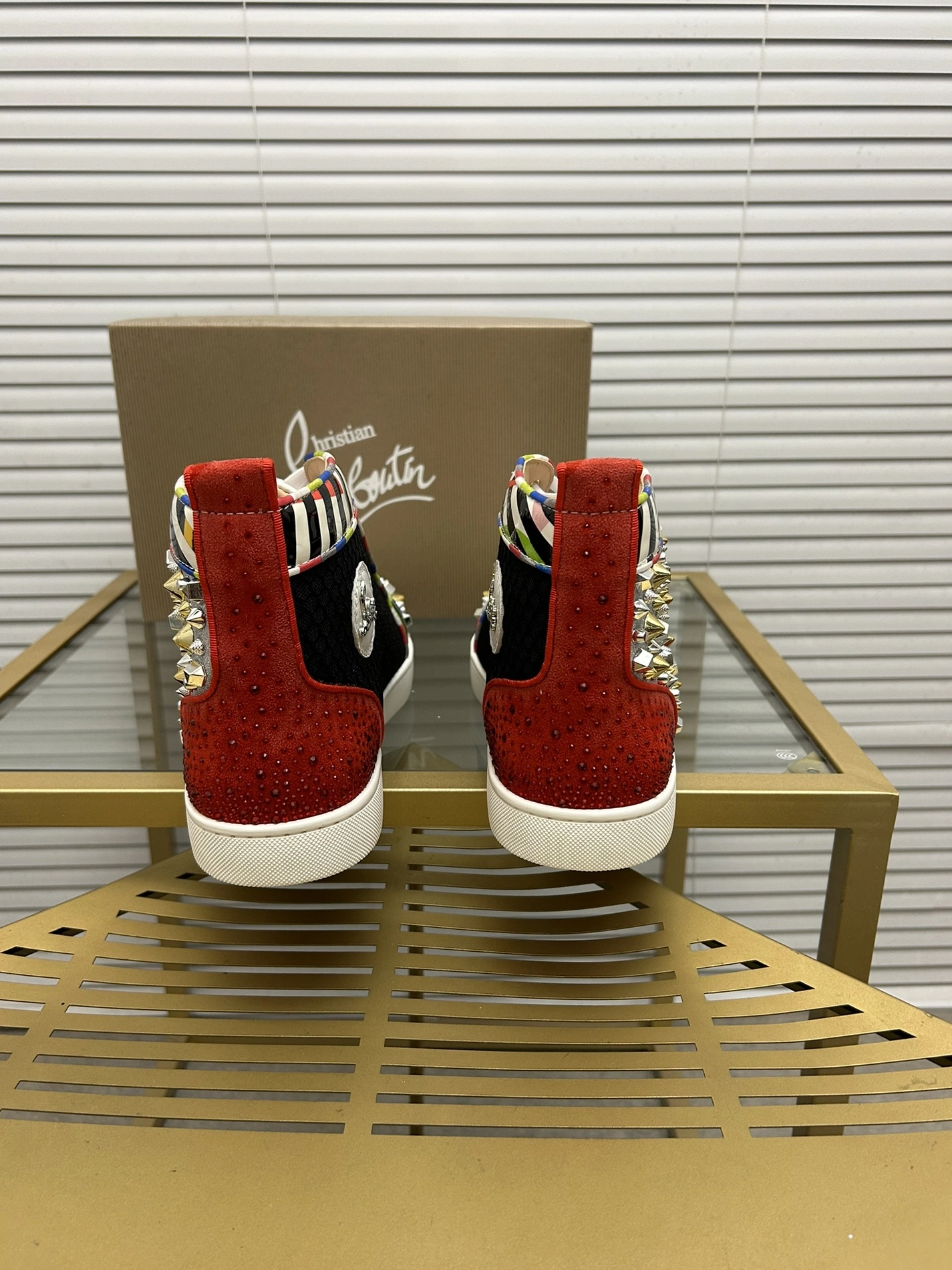 Christian Louboutin High Top Shoes For Women EyeCatching 4825
