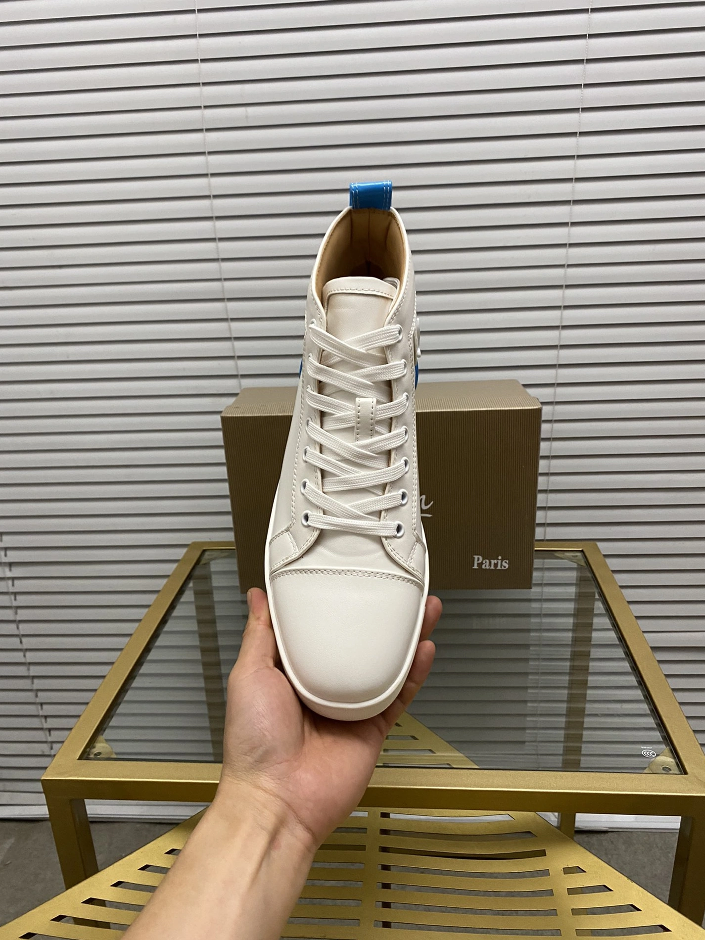 Christian Louboutin High Top Shoes For Women Flexible 6886