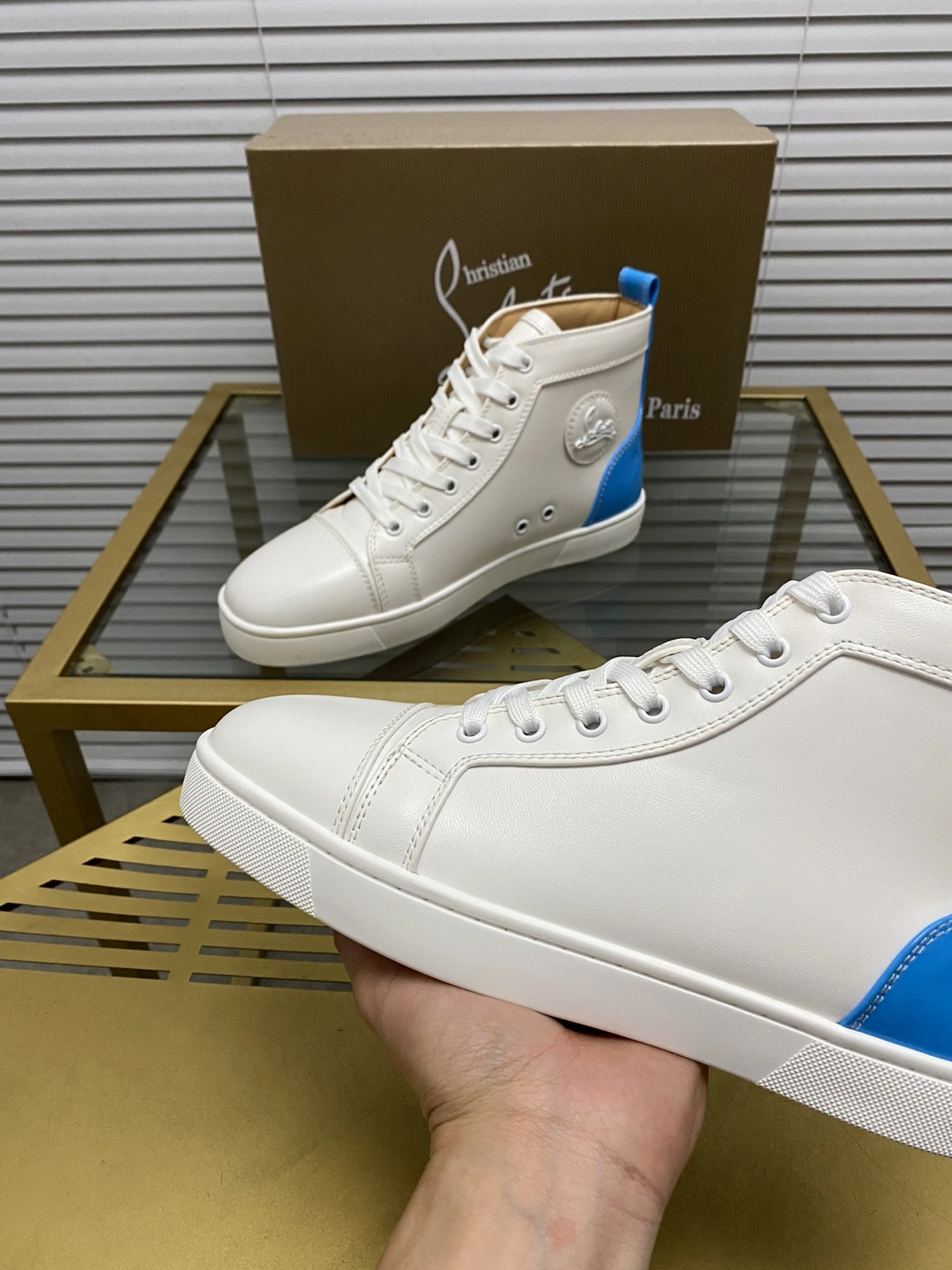 Christian Louboutin High Top Shoes For Women Flexible 6886
