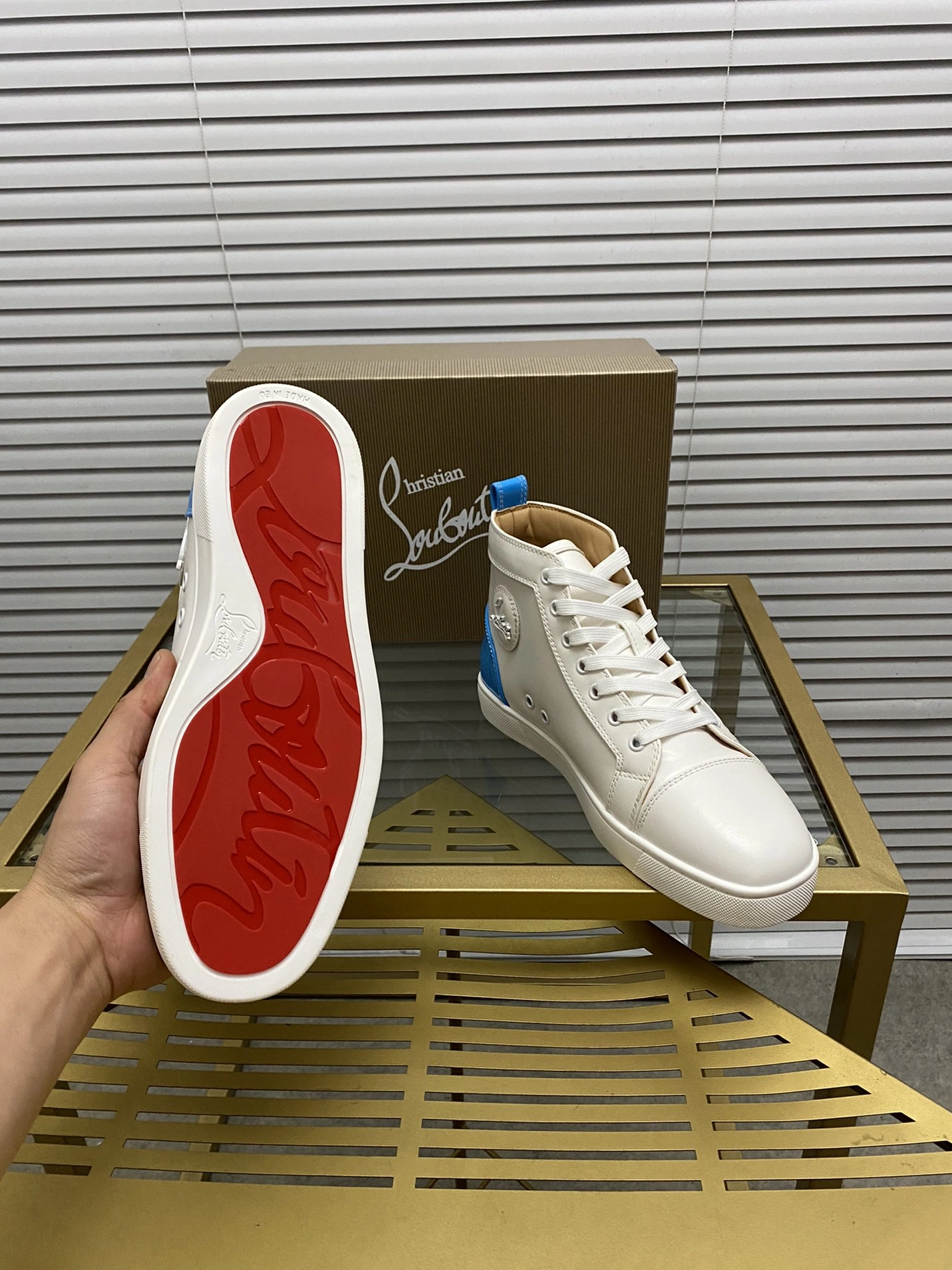 Christian Louboutin High Top Shoes For Women Flexible 6886