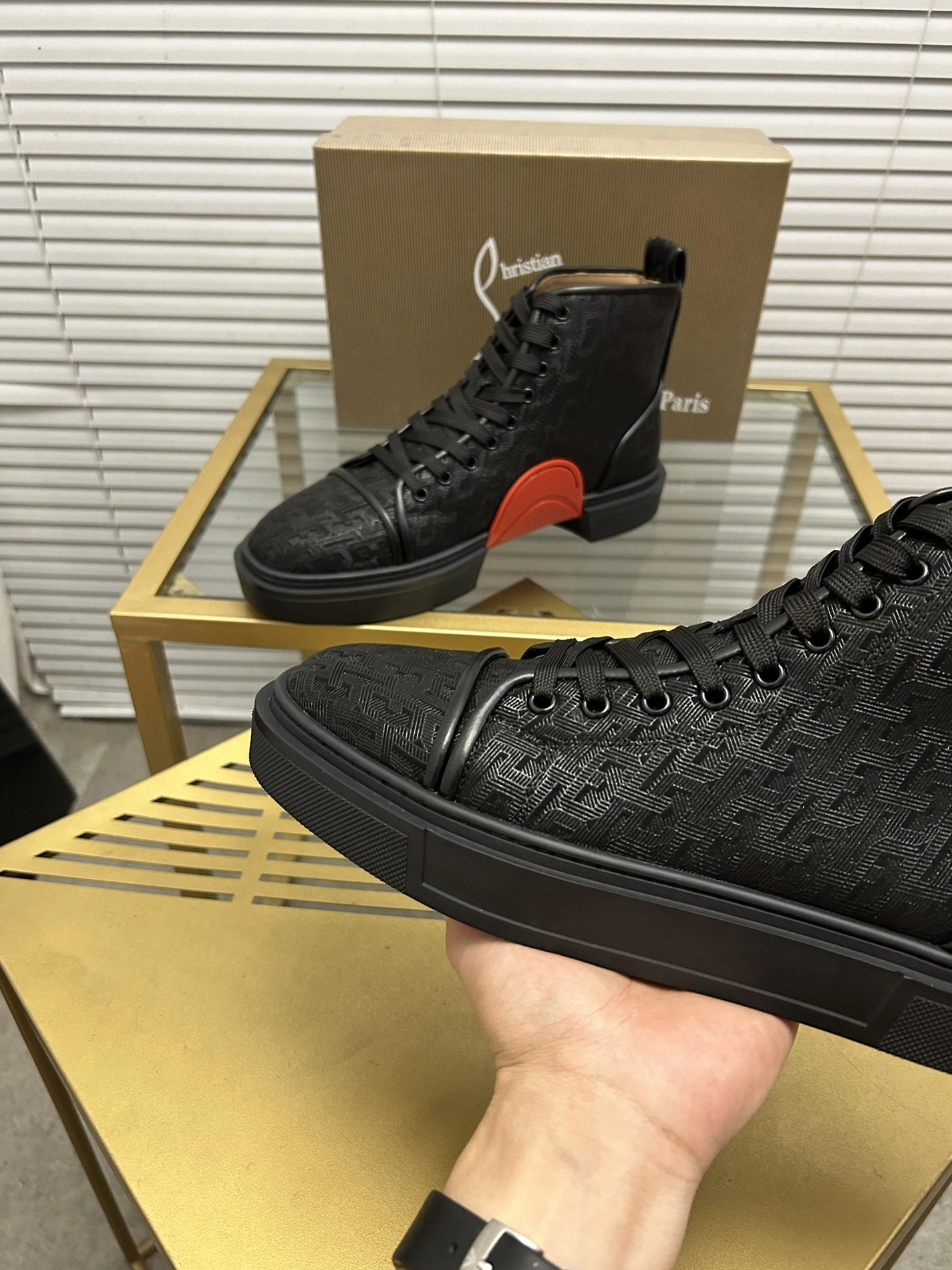 Christian Louboutin High Top Shoes For Women Unique 2099