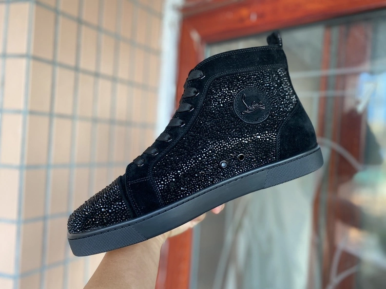 Christian Louboutin High Tops Shoes For Men Breathable 4232