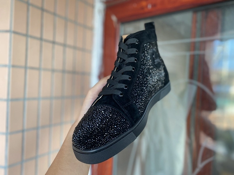 Christian Louboutin High Tops Shoes For Men Breathable 4232