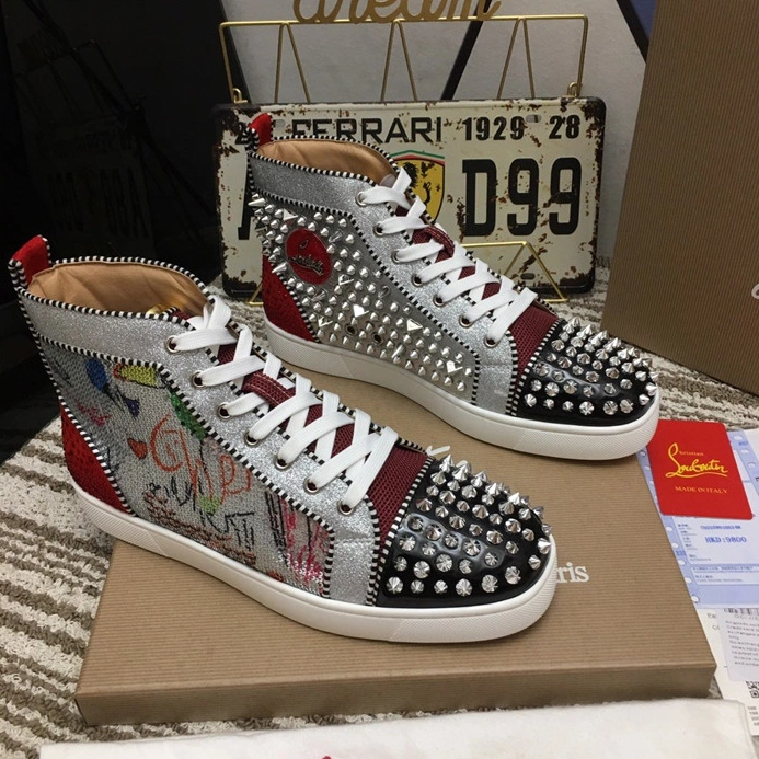 Christian Louboutin High Tops Shoes For Men Compact 7576