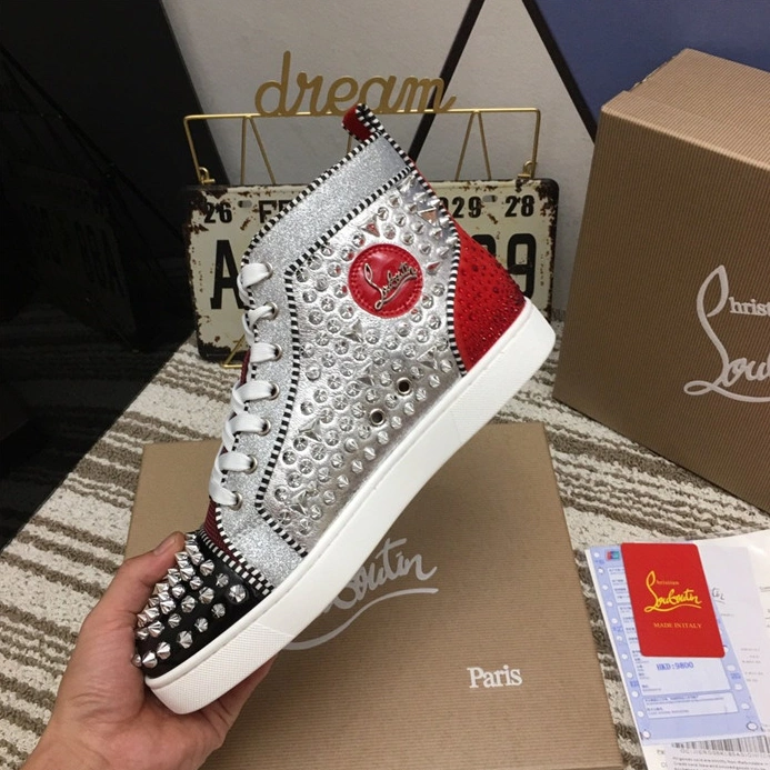 Christian Louboutin High Tops Shoes For Men Compact 7576