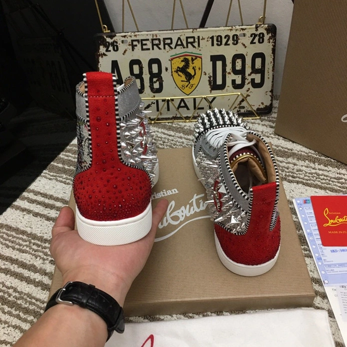 Christian Louboutin High Tops Shoes For Men Compact 7576