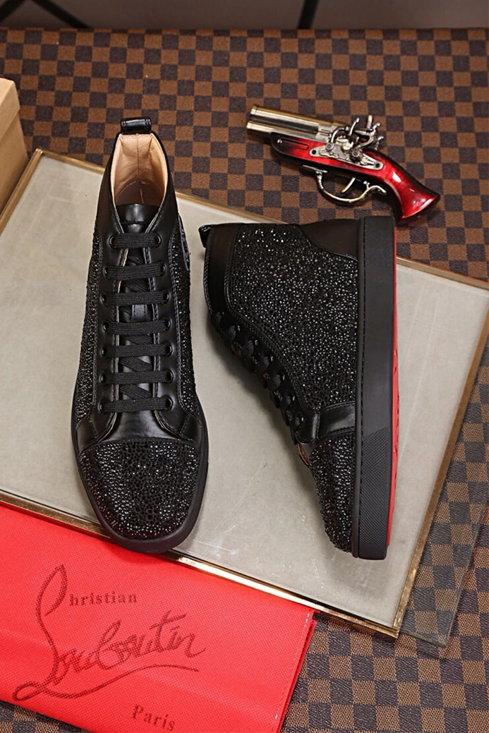 Christian Louboutin High Tops Shoes For Men GoodFit 6735