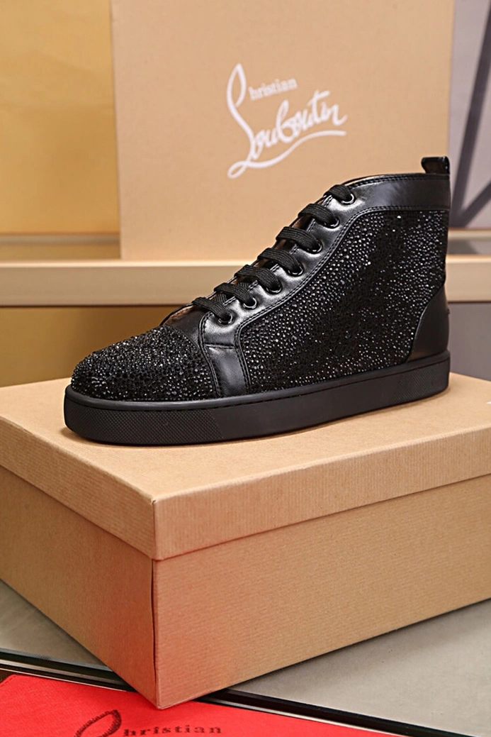 Christian Louboutin High Tops Shoes For Men GoodFit 6735