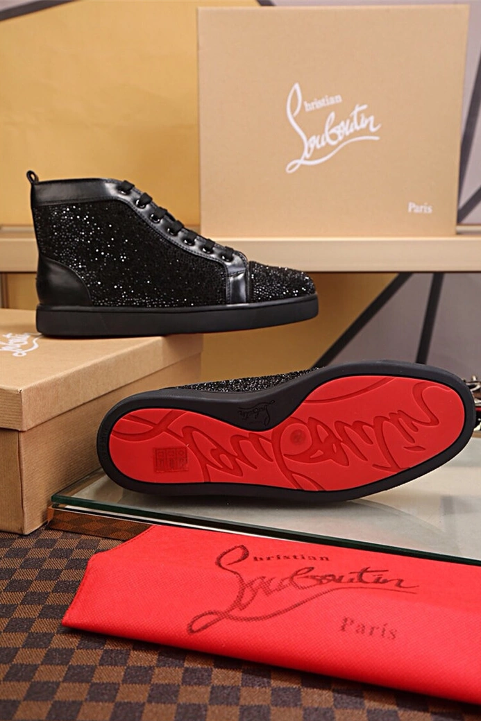 Christian Louboutin High Tops Shoes For Men GoodFit 6735