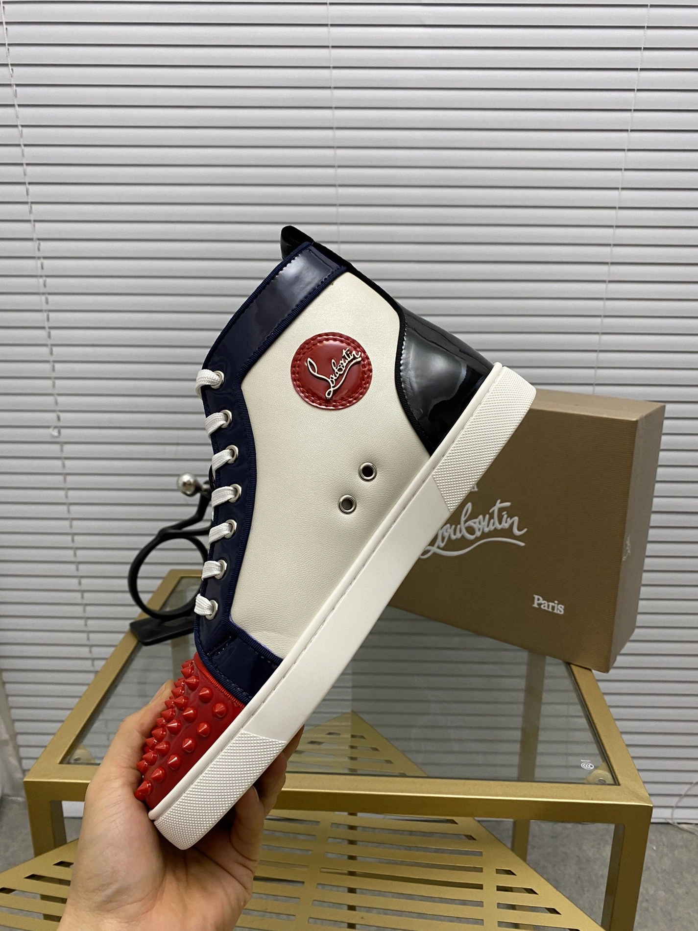 Christian Louboutin High Tops Shoes For Men StreetReady 6925